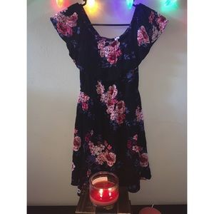 Dark Floral Dress